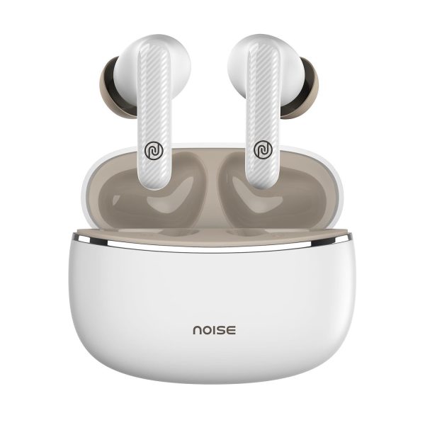 Noise Aura Buds in-Ear Truly Wireless Earbuds with 60H of Playtime, Quad Mic with ENC, Dual Device Pairing, Instacharge(10 min=150 min),12mm Polymer Composite Driver,BT v5.3(Aura White) on Sale