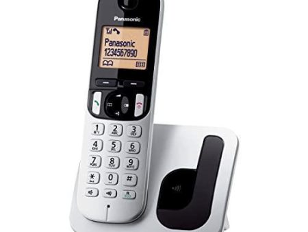 Panasonic KX-TGC210 Corded & Cordless Landline Phone (Silver) on Sale