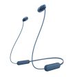 Sony WI-C100 Wireless Headphones with Customizable Equalizer for Deep Bass & 25 Hrs Battery, DSEE-Upscale, Splash Proof, 360RA, Fast Pair, in-Ear Bluetooth Headset with mic for Phone Calls (Blue) Online