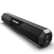 Blaupunkt SBA20 16W Bluetooth Soundbar for TV with Bluetooth SD Card Aux, Mini Sound Audio System for TV Speakers, Mobile, PC, Projectors, Tablets, Laptops Hot on Sale