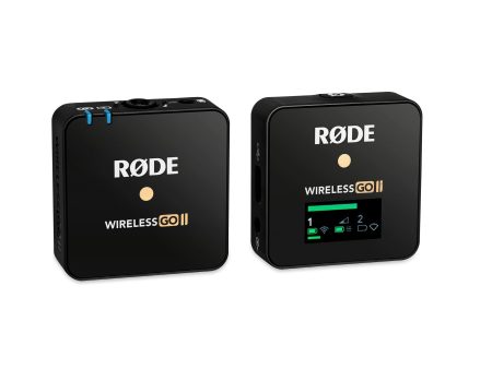 Rode Wireless GO II Single Channel Wireless Microphone System, Black (Model Number : Wireless Go II Single) on Sale