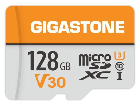 [Gigastone] 128GB Micro SD Card, 4K Video Pro, GoPro, Surveillance, Security Camera, Action Camera, Drone, 95MB s MicoSDXC Memory Card UHS-I V30 Class 10 Supply