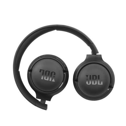 JBL Tune 510BT, On Ear Wireless Headphones with Mic, up to 40 Hours Playtime, Pure Bass, Quick Charging, Dual Pairing, Bluetooth 5.0 & Voice Assistant Support for Mobile Phones (Black) Supply