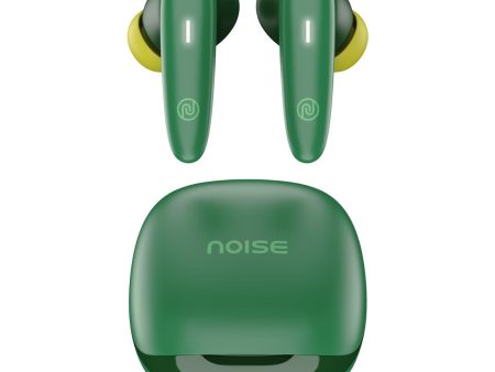 Noise Buds VS401 in-Ear Truly Wireless Earbuds with 50H of Playtime, Low Latency(up-to 50ms), Quad Mic with ENC, Instacharge(10 min=200 min),10mm Driver, BT v5.3(Forest Green) Hot on Sale