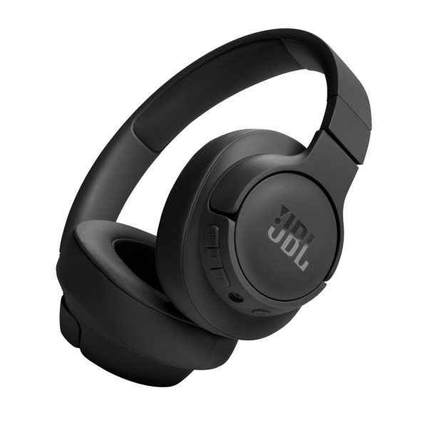 JBL Tune 720BT - Wireless Over-Ear Headphones Pure Bass Sound, Bluetooth 5.3, Up to 76H Battery Life and Speed Charge, Lightweight, Comfortable and Foldable Design (Black) Online Sale