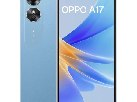 (Refurbished) Oppo A17 (Lake Blue, 4GB RAM, 64GB Storage) Cheap