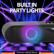 Blaupunkt Newly Launched SBA20 Koncert 20W Wireless Soundbar with 2000 mAh Battery I Karaoke Ready with Party RGB Lights I Bluetooth, USB & FM Antenna I Mini Gaming BT Soundbar for TV, Mobile Fashion