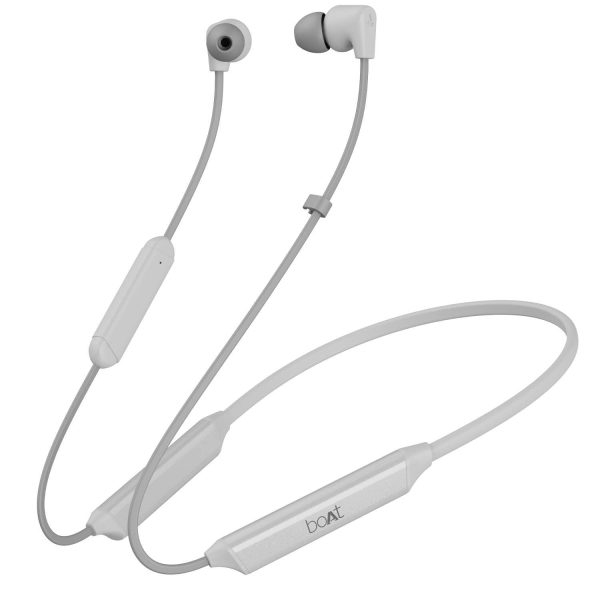 boAt Rockerz Trinity in Ear Earphones with 150H Playtime, Crystal Bionic Sound Powered by HiFi, Signature Sound, Beast™ Mode, ENx™ Tech, ASAP™ Charge, IPX5, Dual Pairing(Kutch White) Online Sale