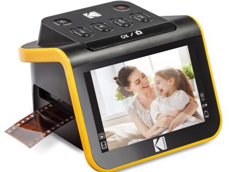 KODAK Slide N SCAN Film and Slide Scanner with Large 5” LCD Screen | Convert Color & B&W Negatives & Slides 35mm, 126, 110 Film Negatives & Slides to High Resolution 22MP JPEG Digital Photos Online now