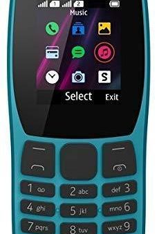 (Refurbished) Nokia 110 Dual SIM (Ocean Blue) Fashion