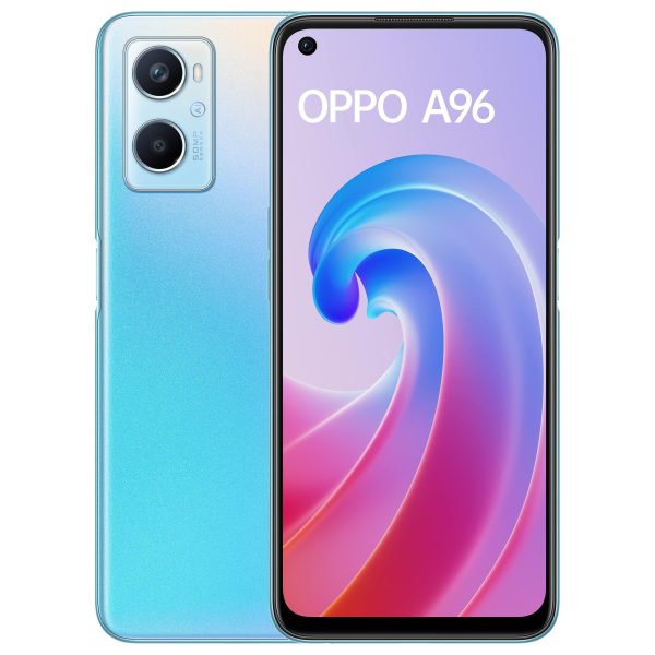 (Refurbished) OPPO A96 (Sunset Blue, 8GB RAM, 128 Storage) with No Cost EMI Additional Exchange Offers For Sale