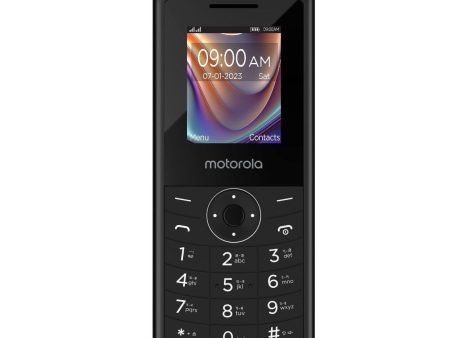 (Refurbished) Motorola All-New A10 Dual Sim keypad Mobile with 800 mAh Battery & Dedicated Receiver, Expandable Storage Upto 32GB, Wireless FM with auto Call Recording | Black For Sale