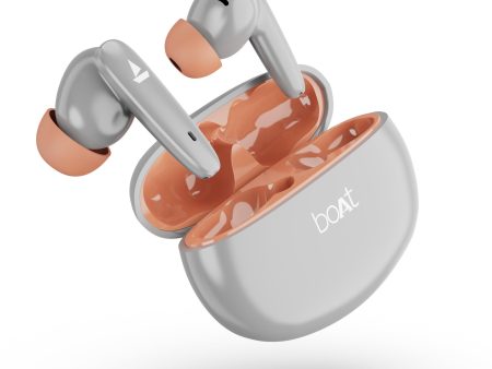 boAt Airdopes 181 in-Ear True Wireless Earbuds with ENx Tech, Beast Mode(Low Latency Upto 60ms) for Gaming, with Mic, ASAP Charge, 20H Playtime, Bluetooth v5.2, IPX4 & IWP (Cool Grey) For Discount