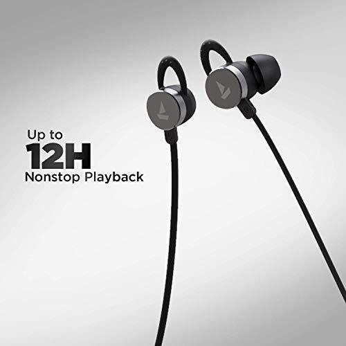 boAt Rockerz 295v2 Wireless Bluetooth in Ear Neckband Headphone with Mic (Active Black) Online now