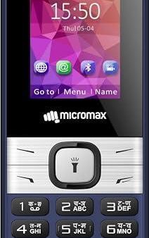 (Refurbished) Micromax S116, Dual Sim Keypad with Long Lasting Battery & Dedicated Notification Ring, Wireless FM with Auto Call Recording | Blue Cheap