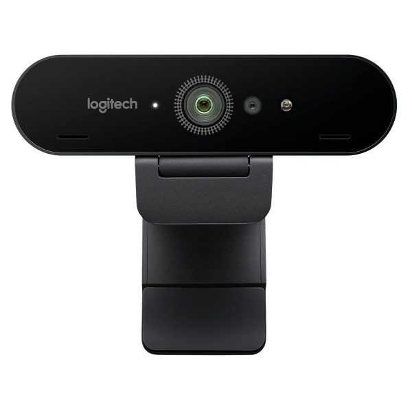 Logitech Brio 4K Ultra Hd Webcam Digital Zoom 5x with Right Light 3 with HDR, Black Online Sale