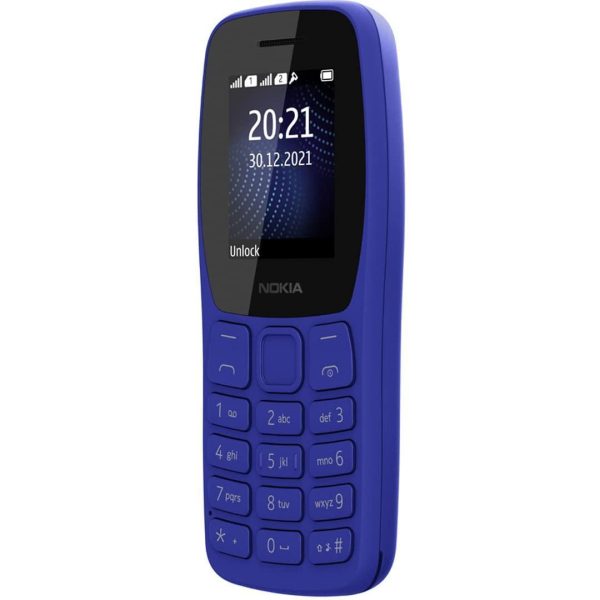 (Refurbished) Nokia 105 Classic | Dual SIM Keypad Phone with Built-in UPI Payments, Long-Lasting Battery, Wireless FM Radio | No Charger in-Box | Blue For Sale