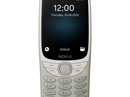 (Refurbished) Nokia 8210 4G Volte keypad Phone with Dual SIM, Big Display, inbuilt MP3 Player & Wireless FM Radio | Sand Online Sale