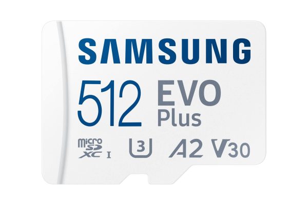 SAMSUNG EVO Plus 512GB Micro SDXC w SD Adaptor, Up-to 160MB s, Expanded Storage for Gaming Devices, Android Tablets and Smart Phones, Memory Card, MB-MC512SA IN Discount