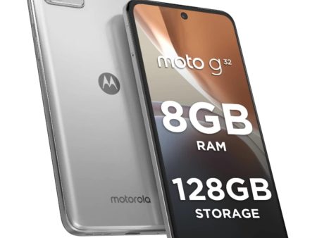 (Refurbished) Motorola G32 (Satin Silver, 8GB RAM, 128GB Storage) | 6.55 inch Full HD Fashion