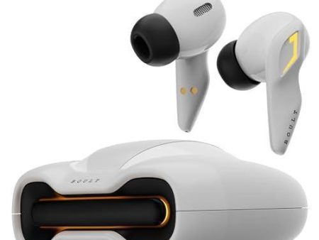 Boult Audio [Just Launched] UFO True Wireless in Ear Earbuds with 48H Playtime, Built-in App Support, 4 Mics Clear Calling, Low Latency Gaming, Made in India Bluetooth 5.3 TWS Ear Buds (White Opal) Online Sale