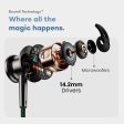 Boult Audio FXCharge Bluetooth Earphones with 32H Playtime, Dual Pairing Neckband, Zen™ ENC Mic, Type-C Fast Charging (5Mins=7.5Hrs), Biggest 14.2mm Bass Driver IPX5 Premium Silicone Neck band (Green) Online Sale