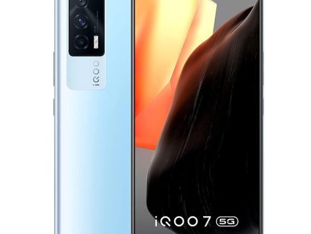 (Refurbished) iQOO 7 5G (Solid Ice Blue, 8GB RAM, 256GB Storage) Sale