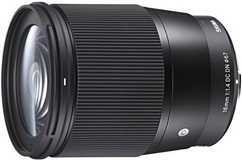 Sigma 16mm F 1.4 DC DN Contemporary Lens for Sony E Mount Mirrorless Cameras (APS- C Format, Black) Online