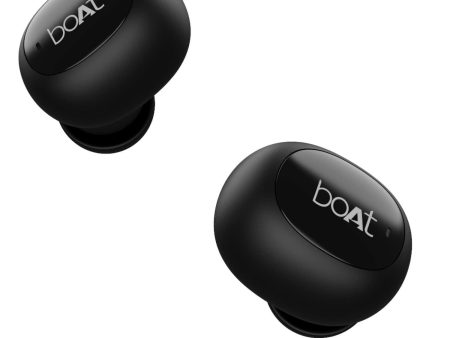 boAt Airdopes 121v2 in-Ear True Wireless Earbuds with Upto 14 Hours Playback, 8MM Drivers, Battery Indicators, Lightweight Earbuds & Multifunction Controls (Active Black, with Mic) For Cheap