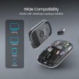 Portronics Toad 5 Transparent Bluetooth Mouse with 2.4 GHz & BT 5.3 Dual Wireless, Rechargeable, RGB Lights, Connect 3 Devices, Sleek Design for Laptop, Smartphone, Tablet (Black) Online Hot Sale