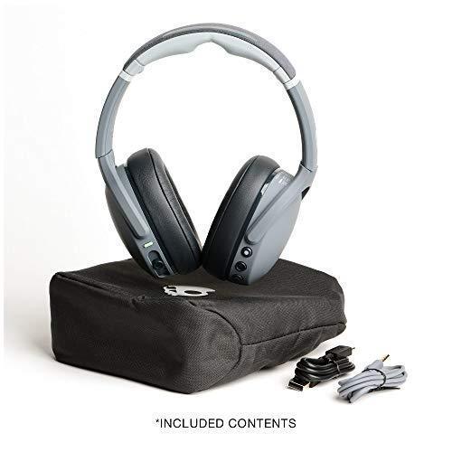 Skullcandy Crusher Evo Wireless Over-Ear Bluetooth Headphones with Microphone, for iPhone and Android, 40 Hour Battery Life, Extra Bass Tech - Bonus Line USB-C Cable -Chill Gray on Sale