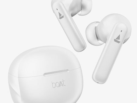 boAt Airdopes 170 TWS Earbuds with 50H Playtime, Quad Mics ENx™ Tech, Low Latency Mode, 13mm Drivers, ASAP™ Charge, IPX4, IWP™, Touch Controls & BT v5.3(Frost White) Fashion