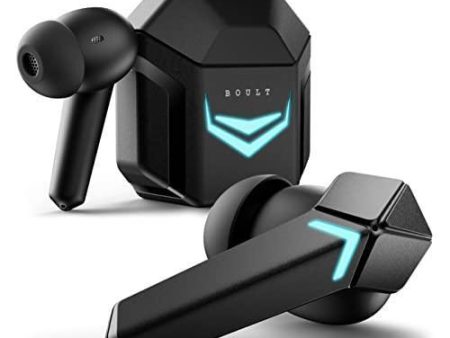 Boult Audio Ammo True Wireless in Ear Earbuds with 40ms Lowest Latency, 40H Playtime, ENC Mic, 13mm Bass Drivers, Interactive LED, Type-C Fast Charging (10Min=150min) Bluetooth Ear Buds Cheap