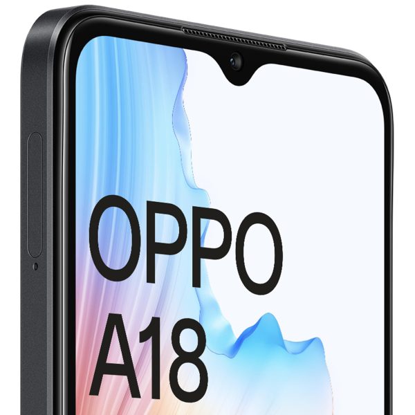 (Refurbished) OPPO A18 (Glowing Black, 4GB RAM, 64GB Storage) | 6.56  HD 90Hz Waterdrop Display | 5000 mAh Battery with No Cost EMI Additional Exchange Offers For Sale