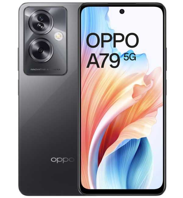 (Refurbished) Oppo A79 5G (Mystery Black, 8GB RAM, 128GB Storage) | 5000 mAh Battery with 33W SUPERVOOC Charger | 50MP AI Rear Camera | 6.72  FHD+ 90Hz Display | with No Cost EMI Additional Exchange Offers Online Hot Sale