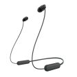 Sony WI-C100 Wireless Headphones with Customizable Equalizer for Deep Bass & 25 Hrs Battery, DSEE-Upscale, Splash Proof, 360RA, Fast Pair, in-Ear Bluetooth Headset with mic for Phone Calls (Black) Online Sale