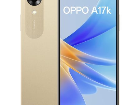 (Refurbished) Oppo A17k (Gold, 3GB RAM, 64GB Storage) with No Cost EMI Additional Exchange Offers For Cheap