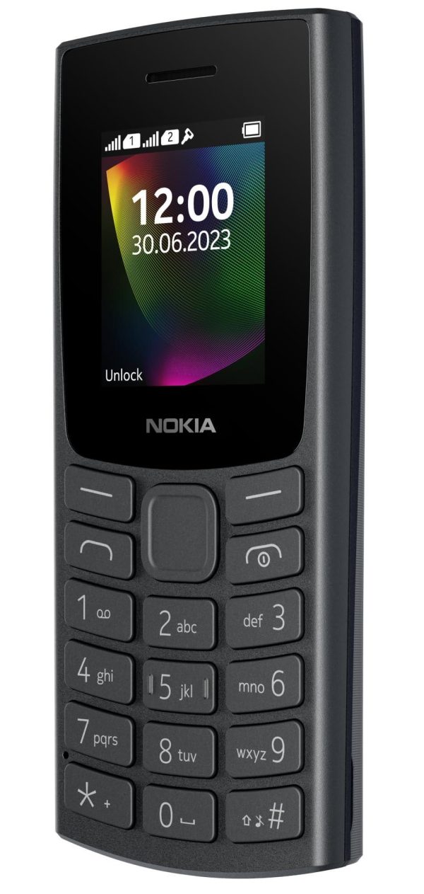 (Refurbished) Nokia 106 Single Sim, Keypad Phone with Built-in UPI Payments App, Long-Lasting Battery, Wireless FM Radio & MP3 Player, and MicroSD Card Slot | Charcoal Online Sale