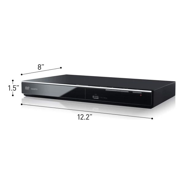 Panasonic DVD Player DVD-S700 (Black) Upconvert DVDs to 1080p Detail, Dolby Sound from DVD CDs View Content Via USB For Discount