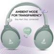 boAt Rockerz 551ANC Hybrid Active Noise Cancellation Over EarHeadphones with Up to 100H Playtime, ASAP Charge, Ambient Sound Mode &Dual EQ Modes, ENx Technology(Sage Green) Online