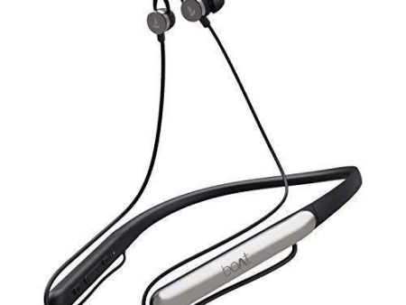 boAt Rockerz 295v2 Wireless Bluetooth in Ear Neckband Headphone with Mic (Active Black) Online now