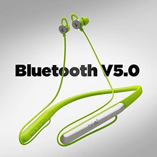 boAt Rockerz 295v2 Bluetooth Wireless in Ear Earphones with Mic (Spirit Lime) Discount