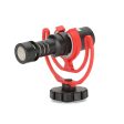 Rode Videomicro Compact On-Camera Unidirectional Microphone with Rycote Lyre Shock Mount, Black Online Hot Sale