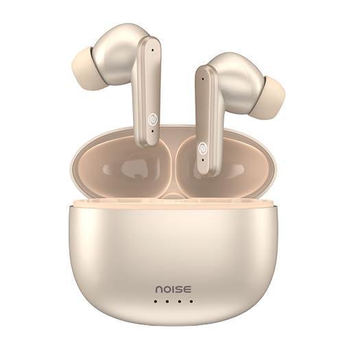 Noise Buds VS104 Max Truly Wireless in-Ear Earbuds with ANC(Up to 25dB),Up to 45H Playtime, Quad Mic with ENC, Instacharge(10 min=180 min), 13mm Driver, BT v5.3 (Rose Gold) Supply