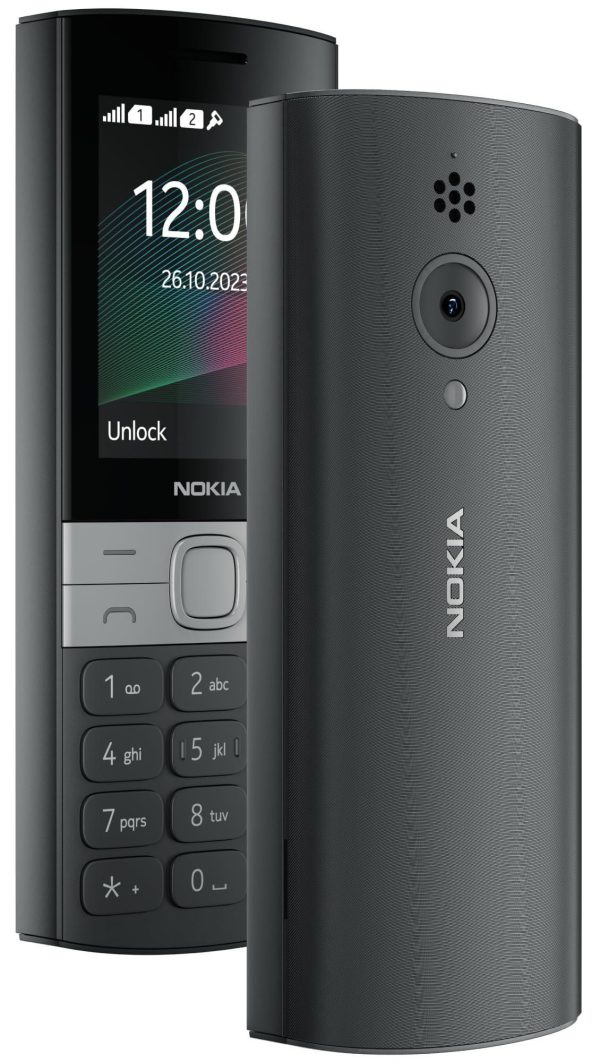 (Refurbished) Nokia 150 Dual SIM Premium Keypad Phone | Rear Camera, Long Lasting Battery Life, Wireless FM Radio & MP3 Player and All-New Modern Premium Design | Black Online Hot Sale