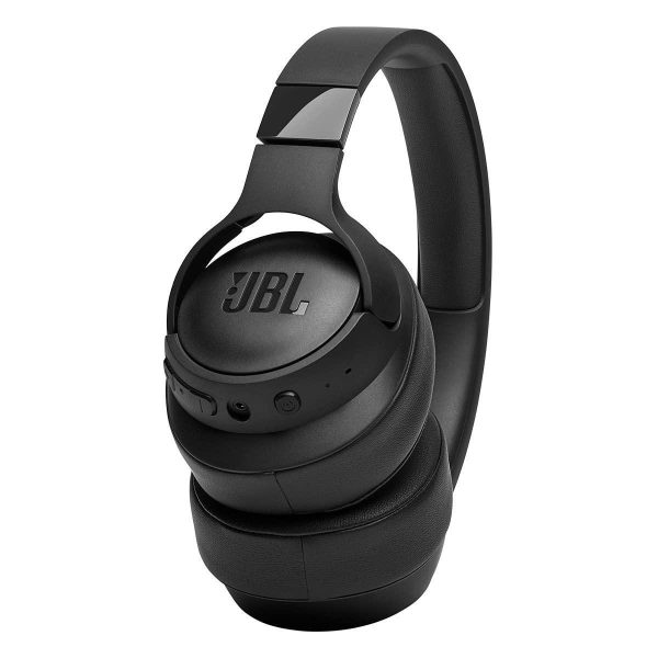 JBL Tune 710BT Wireless Over-Ear Headphones - Bluetooth Headphones with Microphone, 50H Battery, Hands-Free Calls, Portable (Black) on Sale