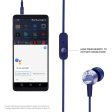 JBL C200SI, Premium in Ear Wired Earphones with Mic, Signature Sound, One Button Multi-Function Remote, Premium Metallic Finish, Angled Earbuds for Comfort fit (Blue) Sale