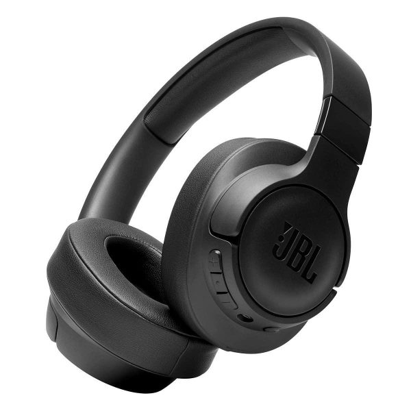 JBL Tune 710BT Wireless Over-Ear Headphones - Bluetooth Headphones with Microphone, 50H Battery, Hands-Free Calls, Portable (Black) on Sale