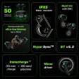 Noise Buds Combat Z in-Ear Truly Wireless Gaming Earbuds with 35ms Low Latency, 50H of Playtime, Instacharge(10 min=120 min),10mm Driver,BT v5.3(Stealth Black) Fashion