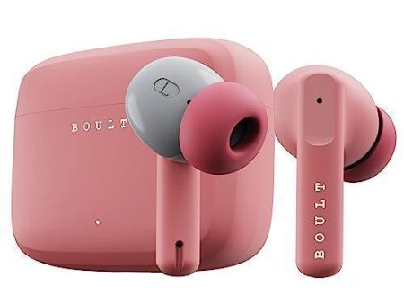 Boult Audio Z60 Truly Wireless in Ear Earbuds with 60H Playtime, 4 Mics ENC Clear Calling, 50ms Low Latency Gaming, 13mm Bass Driver, Type-C Fast Charging, IPX5 Ear Buds Bluetooth 5.3 (Flamingo Pink) Sale